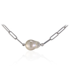 Freshwater pearl Silver Necklace (TPC)