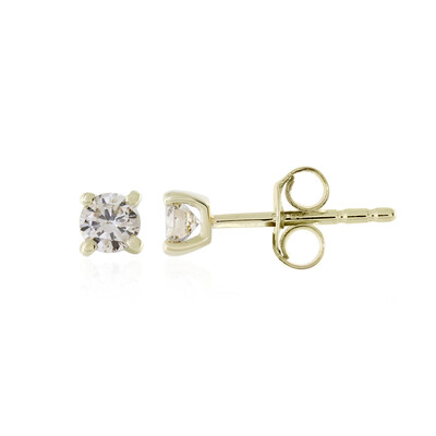 9K VS2 Brown Diamond Gold Earrings