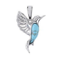 Turquoise Silver Pendant
