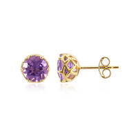 Amethyst Silver Earrings