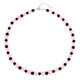 Rose Quartz Silver Necklace