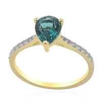 9K Brazilian Indicolite Gold Ring