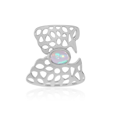 Welo Opal Silver Pendant (MONOSONO COLLECTION)