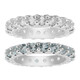 White Topaz Silver Ring