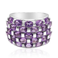 Amethyst Silver Ring