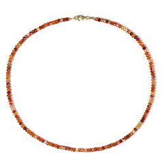 Carnelian Silver Necklace