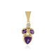 Amethyst Silver Pendant