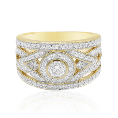 14K SI1 (G) Diamond Gold Ring (Annette)