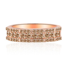 14K SI1 Argyle Rose De France Diamond Gold Ring