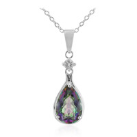 Mystic Quartz Silver Necklace