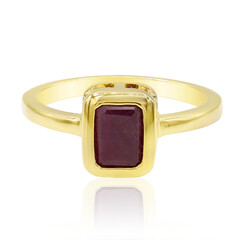 Ruby Silver Ring