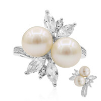 Freshwater pearl Silver Ring