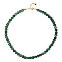 Green Aventurine Silver Necklace
