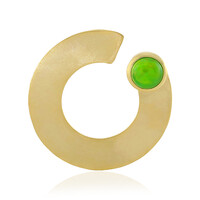 Green Ethopian Opal Silver Pendant