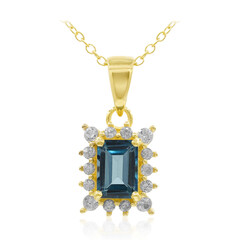 London Blue Topaz Silver Necklace