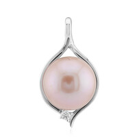 Purple Ming Pearl Silver Pendant (TPC)