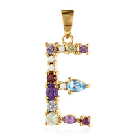 Swiss Blue Topaz Silver Pendant