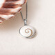 Shiva Eye Silver Pendant (Bali Barong)