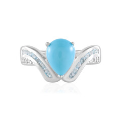 Sleeping Beauty Turquoise Silver Ring