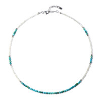 Turquoise Silver Necklace