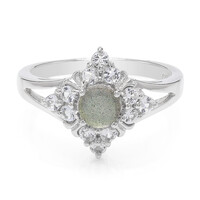 Romanian Spectrolite Silver Ring
