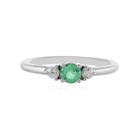 Ethiopian Emerald Silver Ring