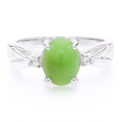 Imperial Chrysoprase Silver Ring