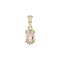 9K Morganite Gold Pendant