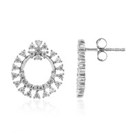 Zircon Silver Earrings