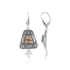 Picture Jasper Silver Earrings (Desert Chic)