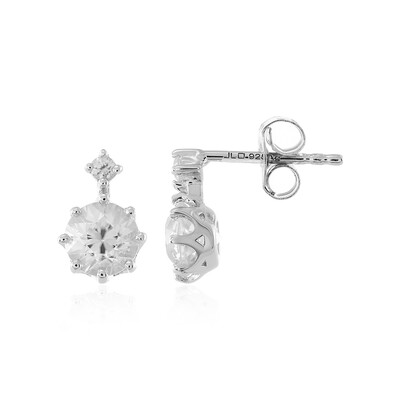 Zircon Silver Earrings