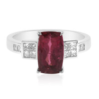 14K AAA Brazilian Rubelite Gold Ring (CIRARI)