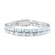 Sky Blue Topaz Silver Bracelet