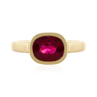 14K AAA Brazilian Rubelite Gold Ring (AMAYANI)