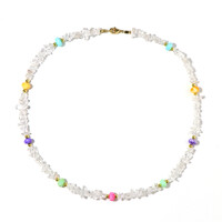 Ethiopian Opal Silver Necklace