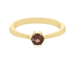 Raspberry Zircon Silver Ring