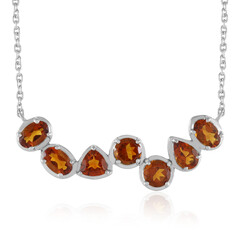 Madeira Citrine Silver Necklace