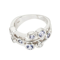 Tanzanite Silver Ring