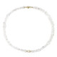 White Quartz Silver Necklace (Riya)