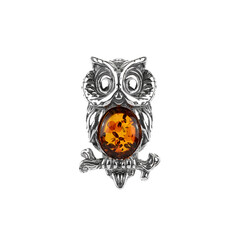 Baltic Amber Silver Pendant