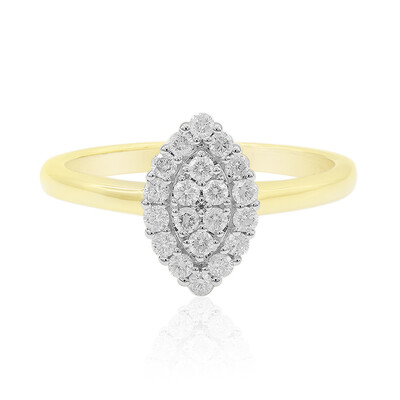 9K SI2 (G) Diamond Gold Ring (Annette)