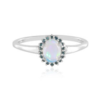 Welo Opal Silver Ring