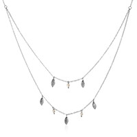Freshwater pearl Silver Necklace (Joias do Paraíso)