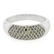 Fancy Diamond Silver Ring