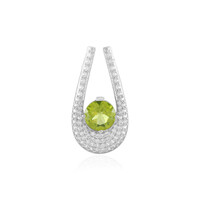 Arizona Peridot Silver Pendant