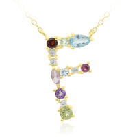 Swiss Blue Topaz Silver Necklace
