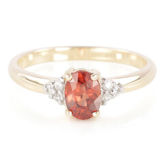 9K Mashewa Orange Zircon Gold Ring