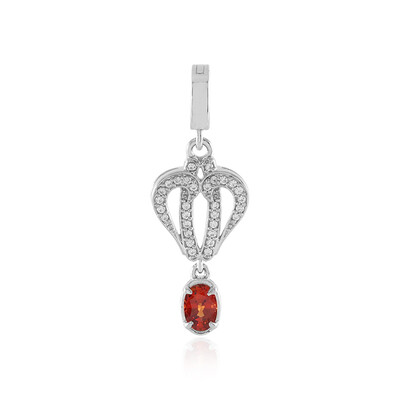 Tanzanian Ruby Silver Pendant