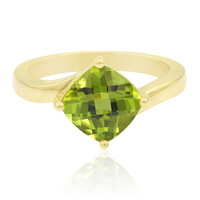 9K Peridot Gold Ring
