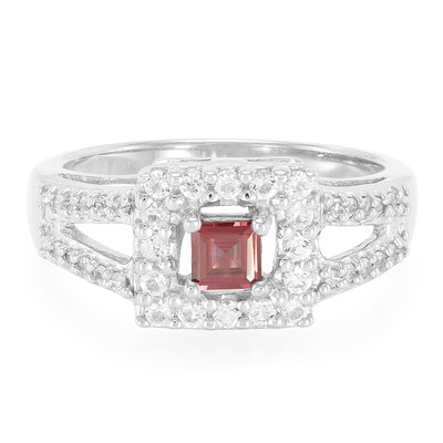 Rhodolite Silver Ring